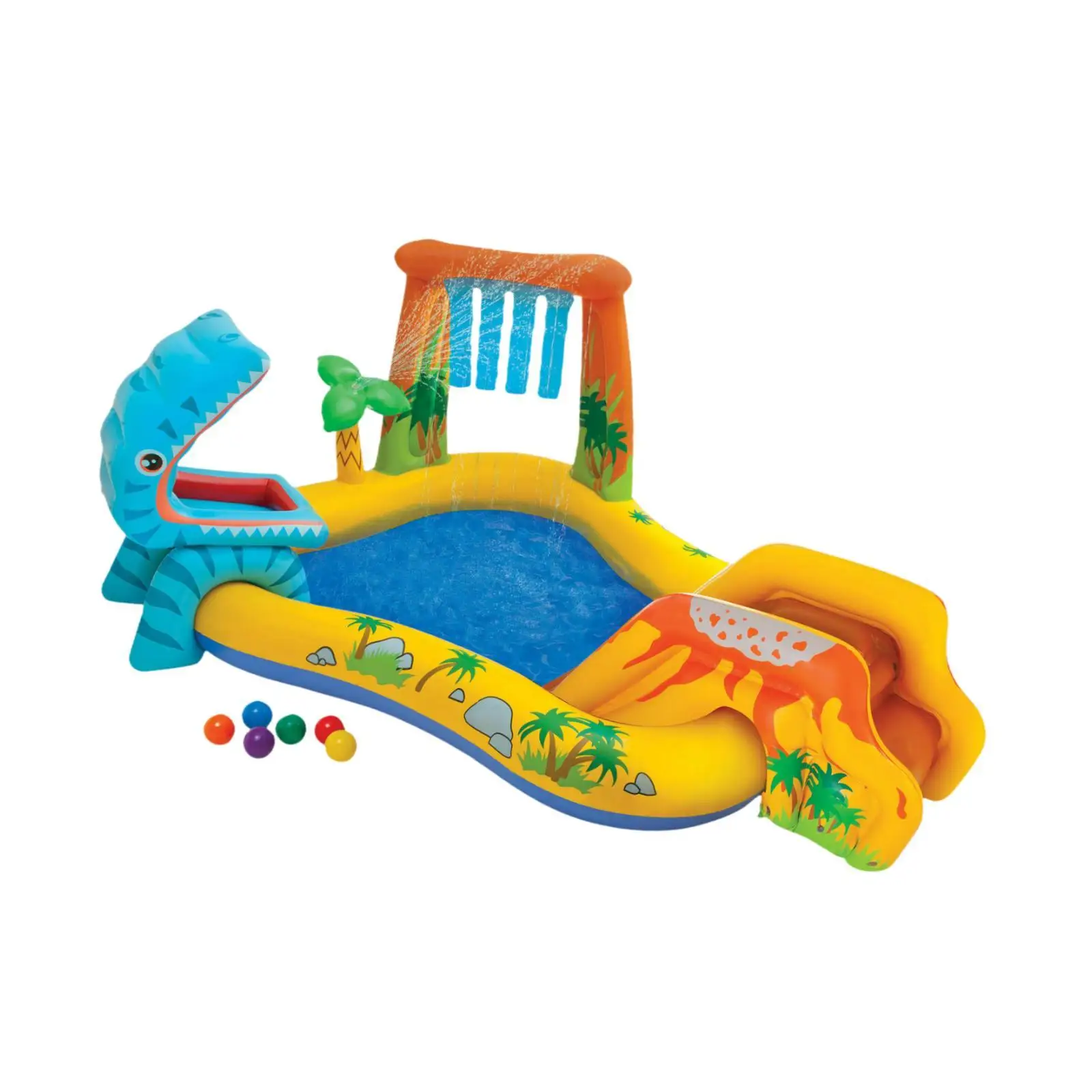 Piscine gonflable enfant avec toboggan – Image 3