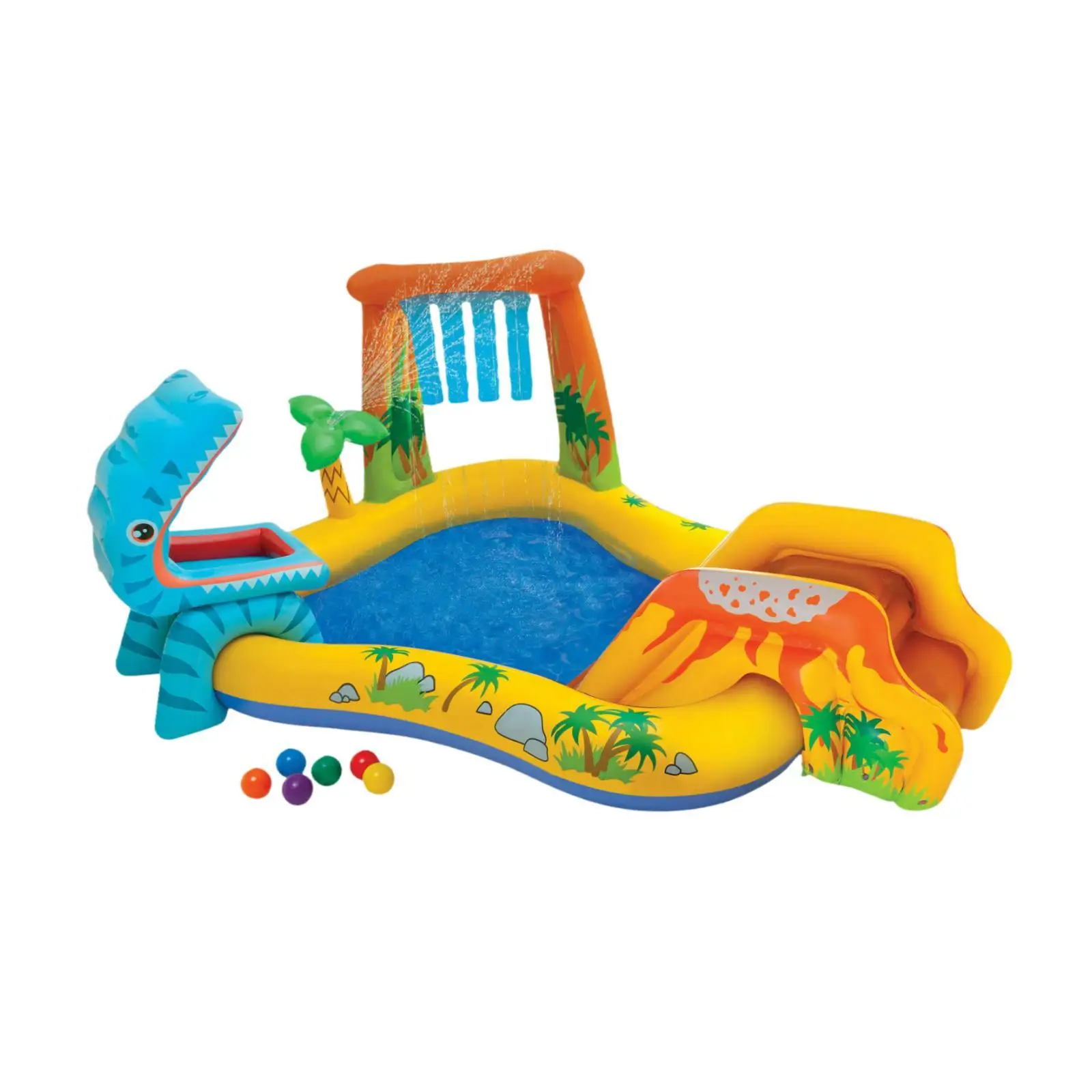 Piscine gonflable enfant avec toboggan – Image 4