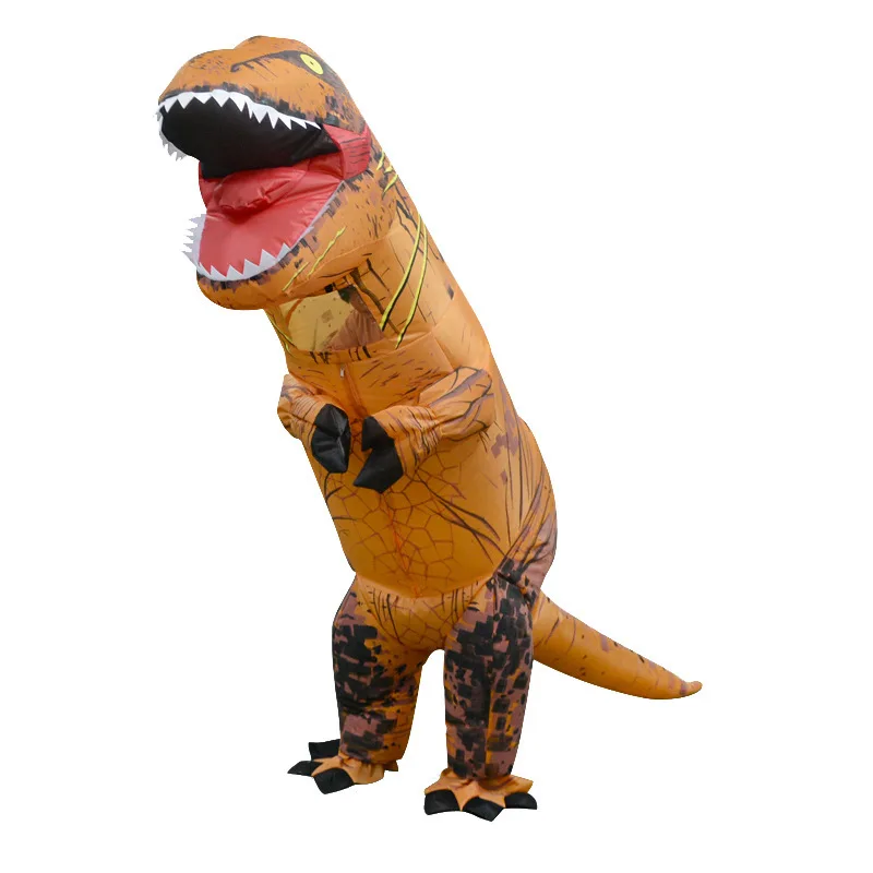 Costume de Dinosaure Gonflable T-Rex vert pour Enfant et Adulte – Image 4