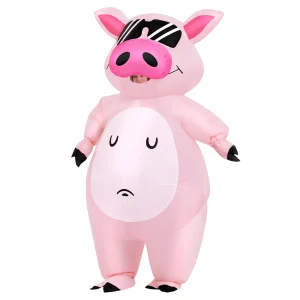 Costume gonflable cochon