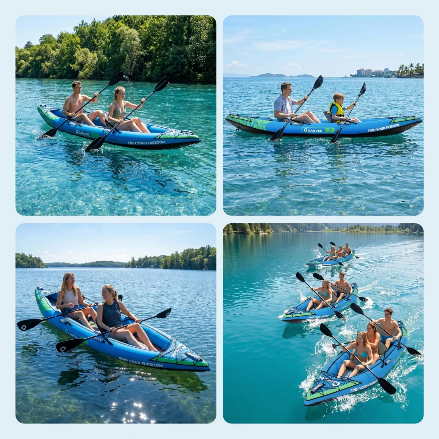 Kayak gonflable 2 personnes – Image 6