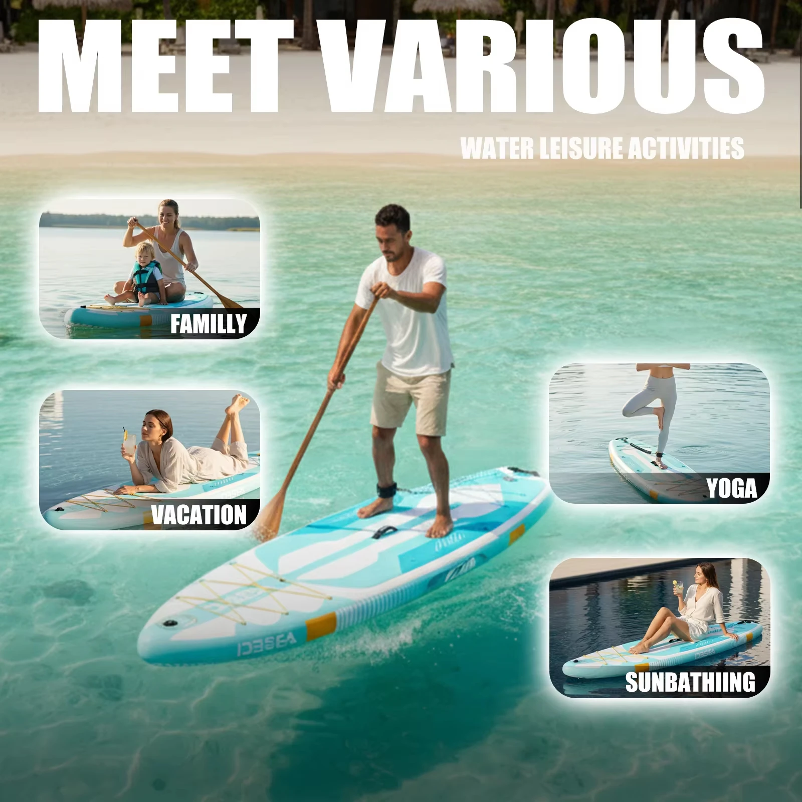 Paddle gonflable tout-en-un – Image 3