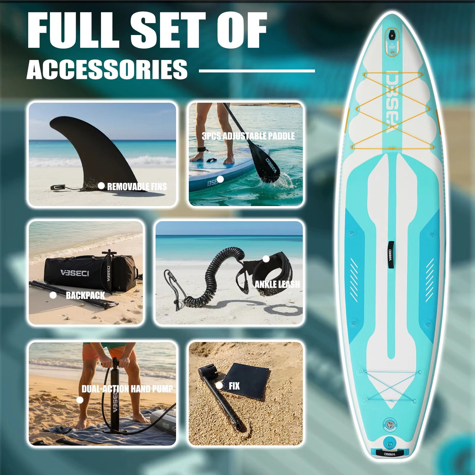 Paddle gonflable tout-en-un – Image 4
