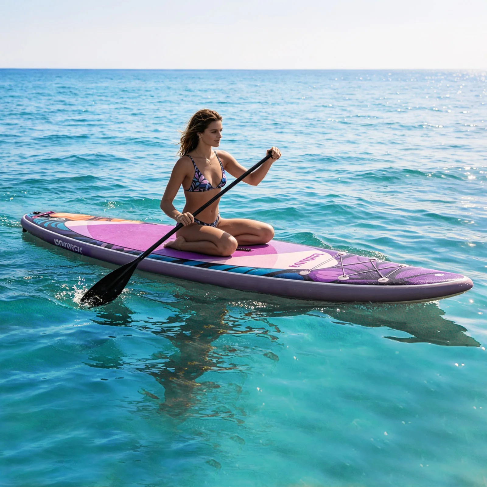 Paddle gonflable violet – Image 4
