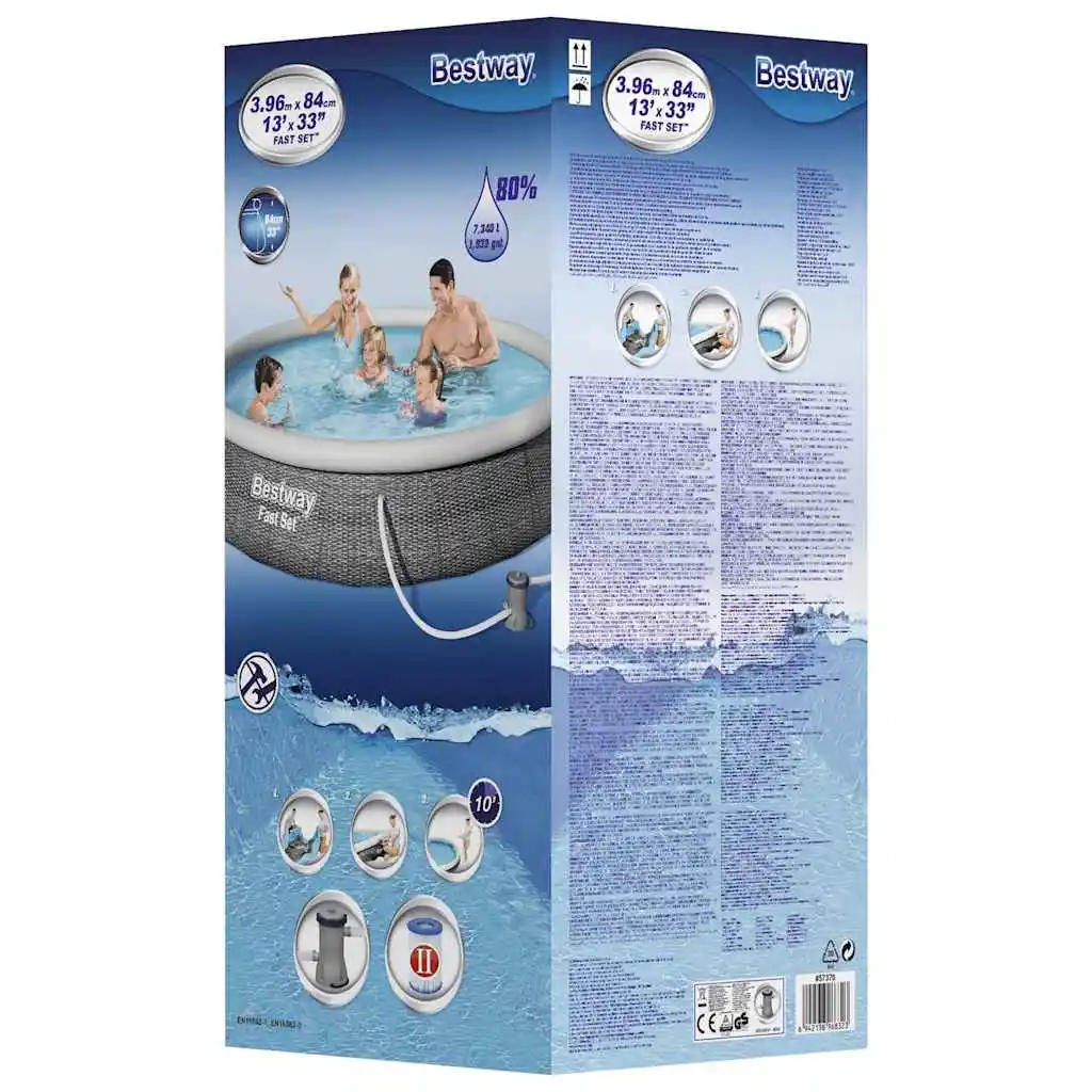 Piscine ronde gonflable Bestway Fast Set – Image 5