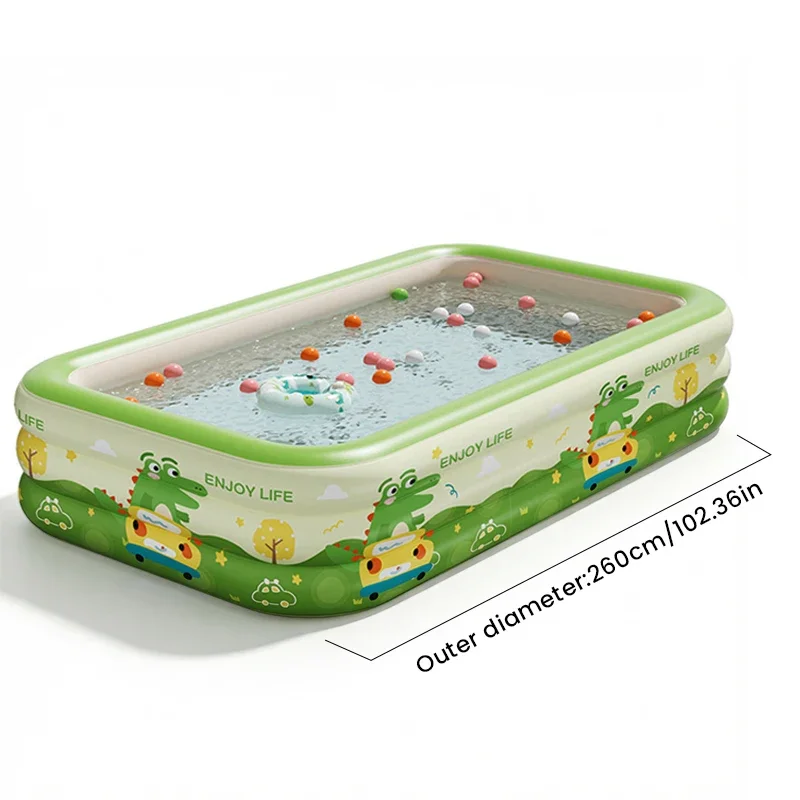 Piscine gonflable familiale portable – Image 3