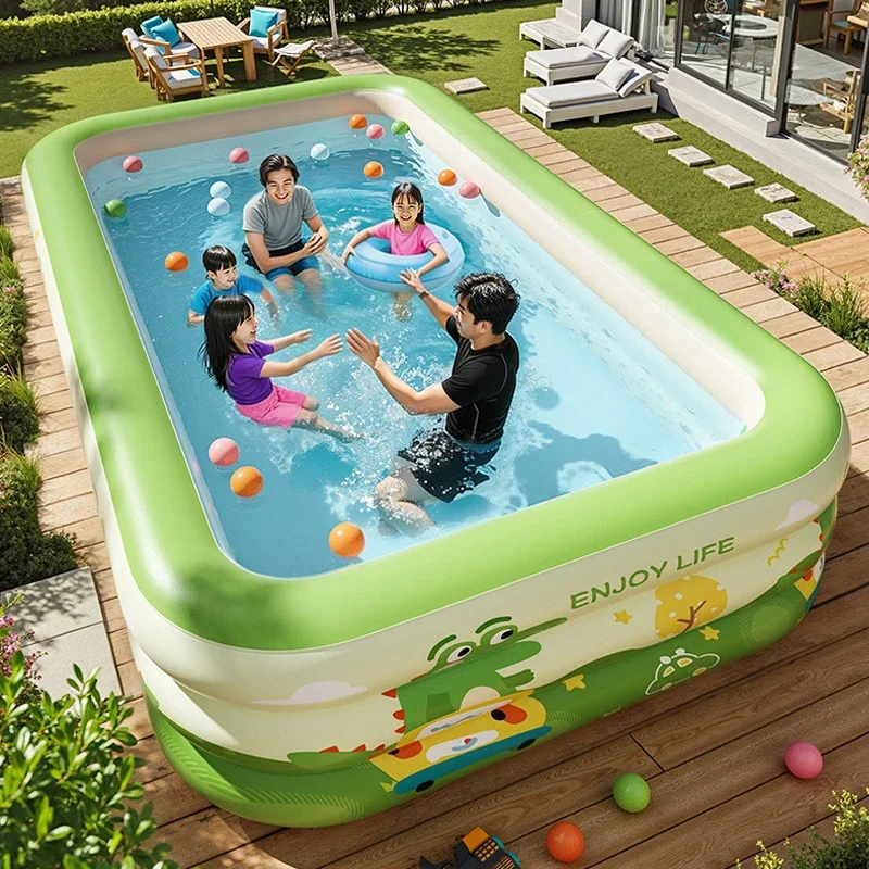 Piscine gonflable familiale portable – Image 4