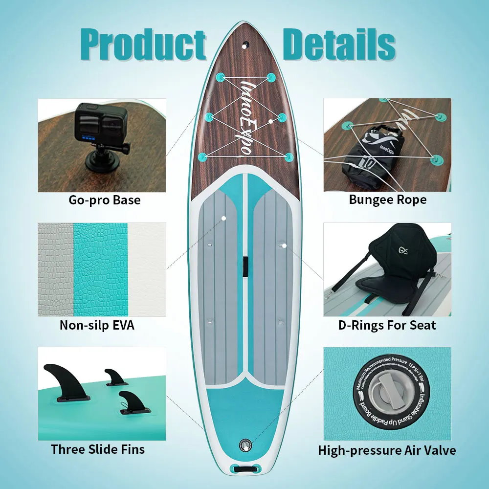 Paddle gonflable InnoExpo Bleu – Image 6