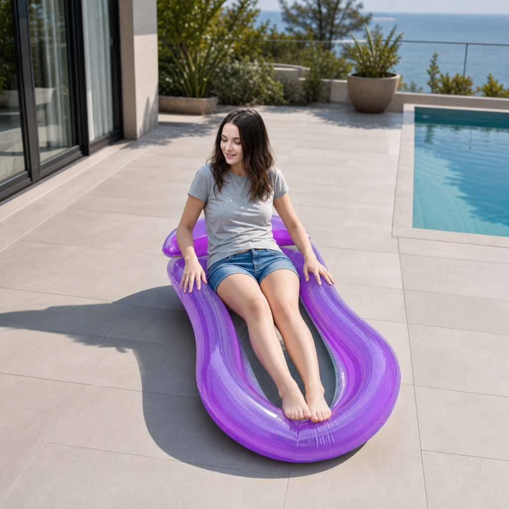 Hamac flottant gonflable Violet