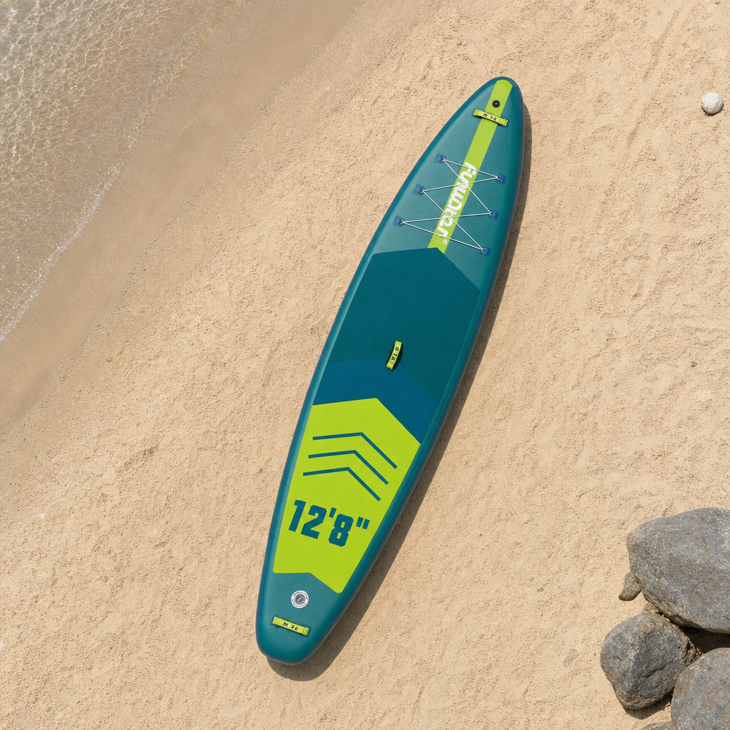FunWater Stand Up Paddle Board grande taille 385 × 85 × 15CM planche de pagaie gonflable planche de Surf Surf Sup Board planche de pagaie antidérapante - SUPFW41A(385×85×15CM)