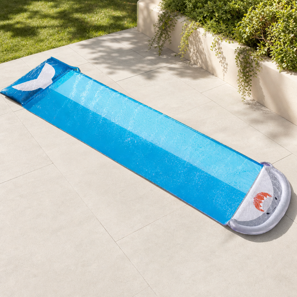 Toboggan gonflable aquatique jardin | Gonflissimo