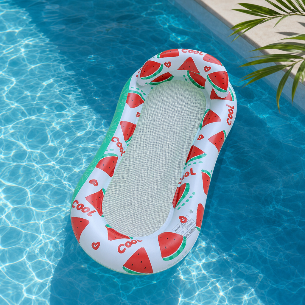 Hamac flottant gonflable Rooxin pour piscine, plage et détente aquatique
