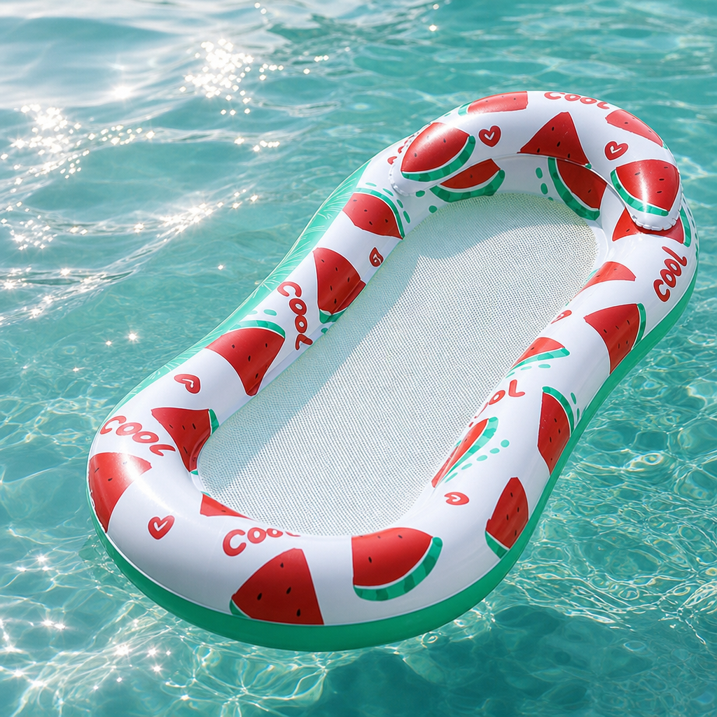 Hamac flottant gonflable Rooxin pour piscine, plage et détente aquatique