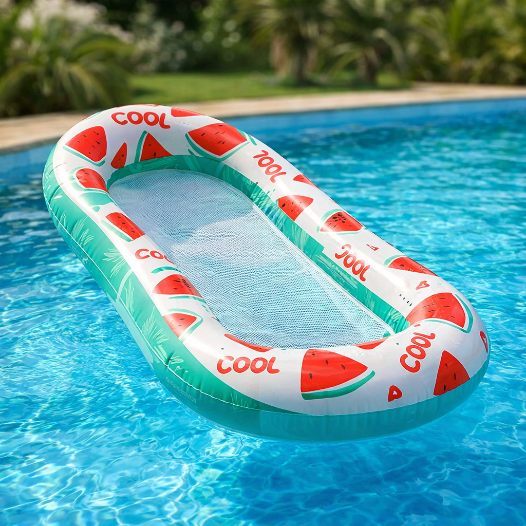 Hamac flottant gonflable Rooxin pour piscine, plage et détente aquatique
