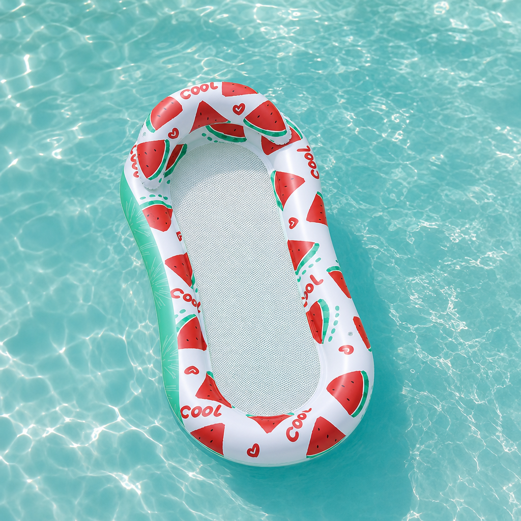 Hamac flottant gonflable Rooxin pour piscine, plage et détente aquatique