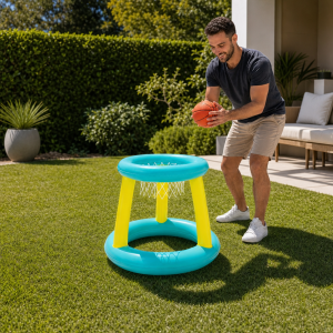 Jeu de Basket Gonflable Bestway pour Piscine et Loisirs Aquatiques