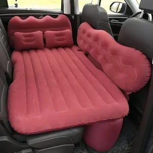 Nouveau matelas de voyage gonflable automatique pour voiture, lit de couchage pour siège arrière, coussins d'extérieur, accessoires pour canapé-lit de camping. 110x135cm