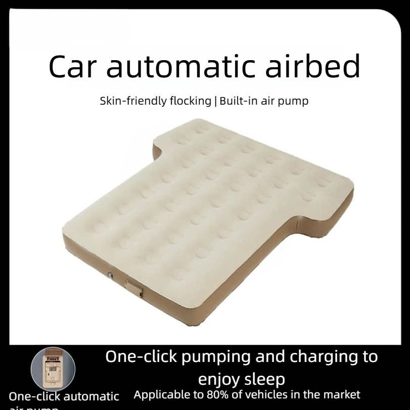 Matelas gonflable automatique pour voiture, matelas d'air pour dormir, coffre de voiture, SUV, usage spécial. 110x135xcm – Image 2