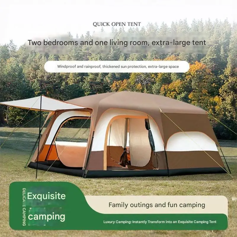 Tente gonflable familiale 2 chambres