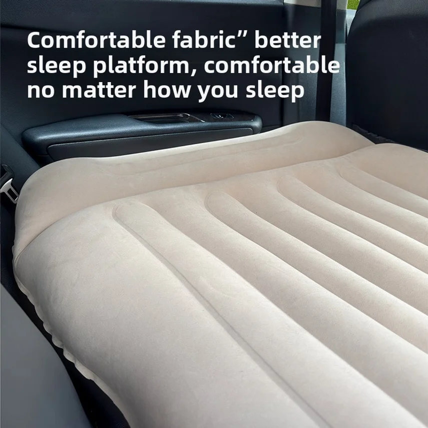 Matelas gonflable pour voiture, lit de voyage pour siège arrière, matelas pneumatique Uncle Snail, équipement de couchage pour extérieur – Image 3