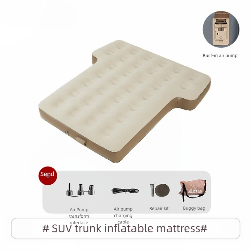 Matelas gonflable automatique pour voiture, matelas d'air pour dormir, coffre de voiture, SUV, usage spécial. 110x135xcm – Image 6