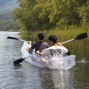 Kayak gonflable 2 places transparent | Gonflissimo